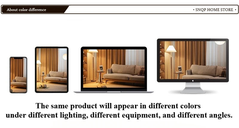 100% Blackout Curtains (1Pc.)