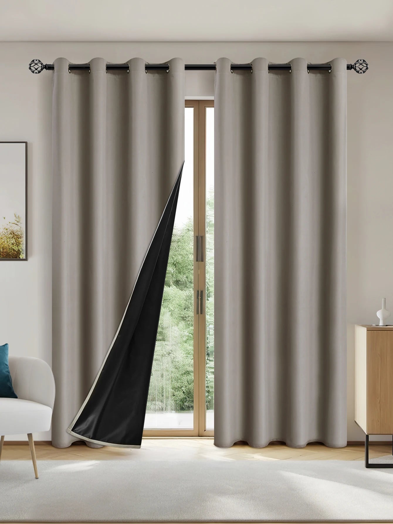 100% Blackout curtains (1pc.)