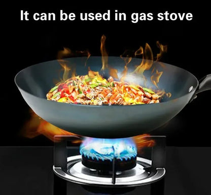 Chinese Traditional Iron Wok.