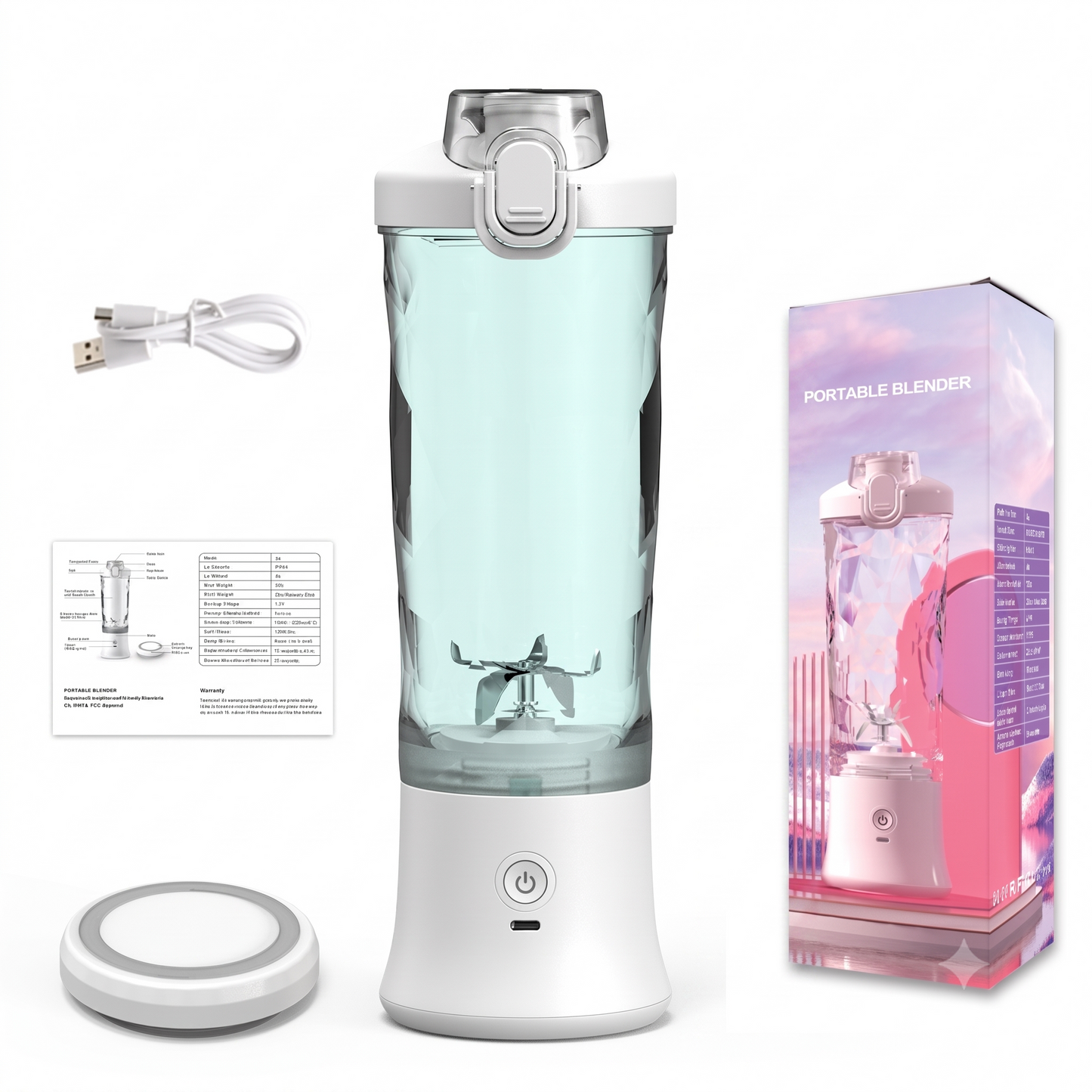 Cordless & Portable Electric Blender